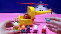 Peppa Pig Miss Rabbit s Helicopter Toy Video  Flying Up In The Sky In Miss Rabbit s Helicopter