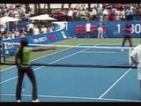 Serena And Venus Williams Dancing On The Tennis Court