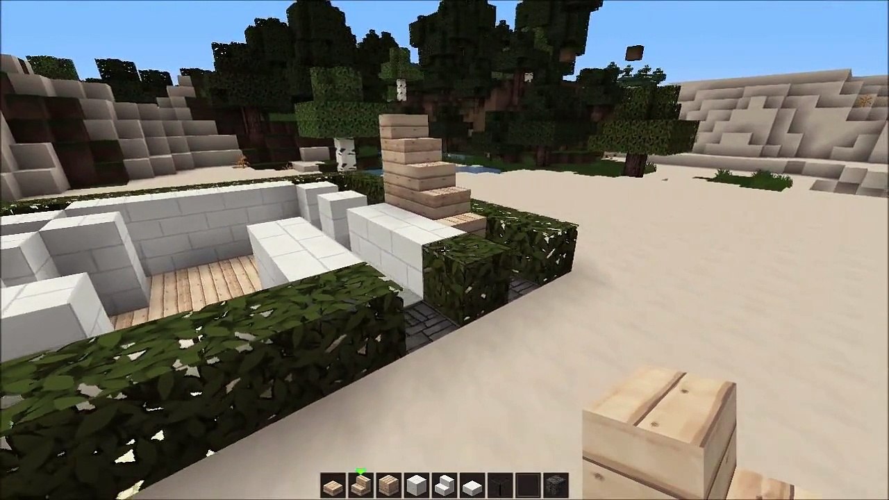 Minecraft House Tutorial- 10x10 Modern House