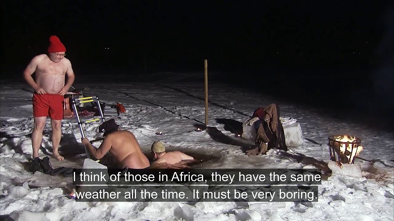 The first African Ice swimming Championship in Jinja/Uganda