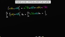 Démonstration de la formule d intégration par partie (abrégé IPP)