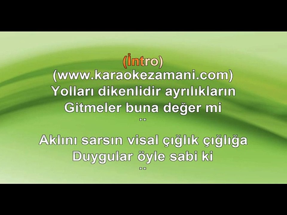 Hadise - Visal - (2013) TÜRKÇE KARAOKE