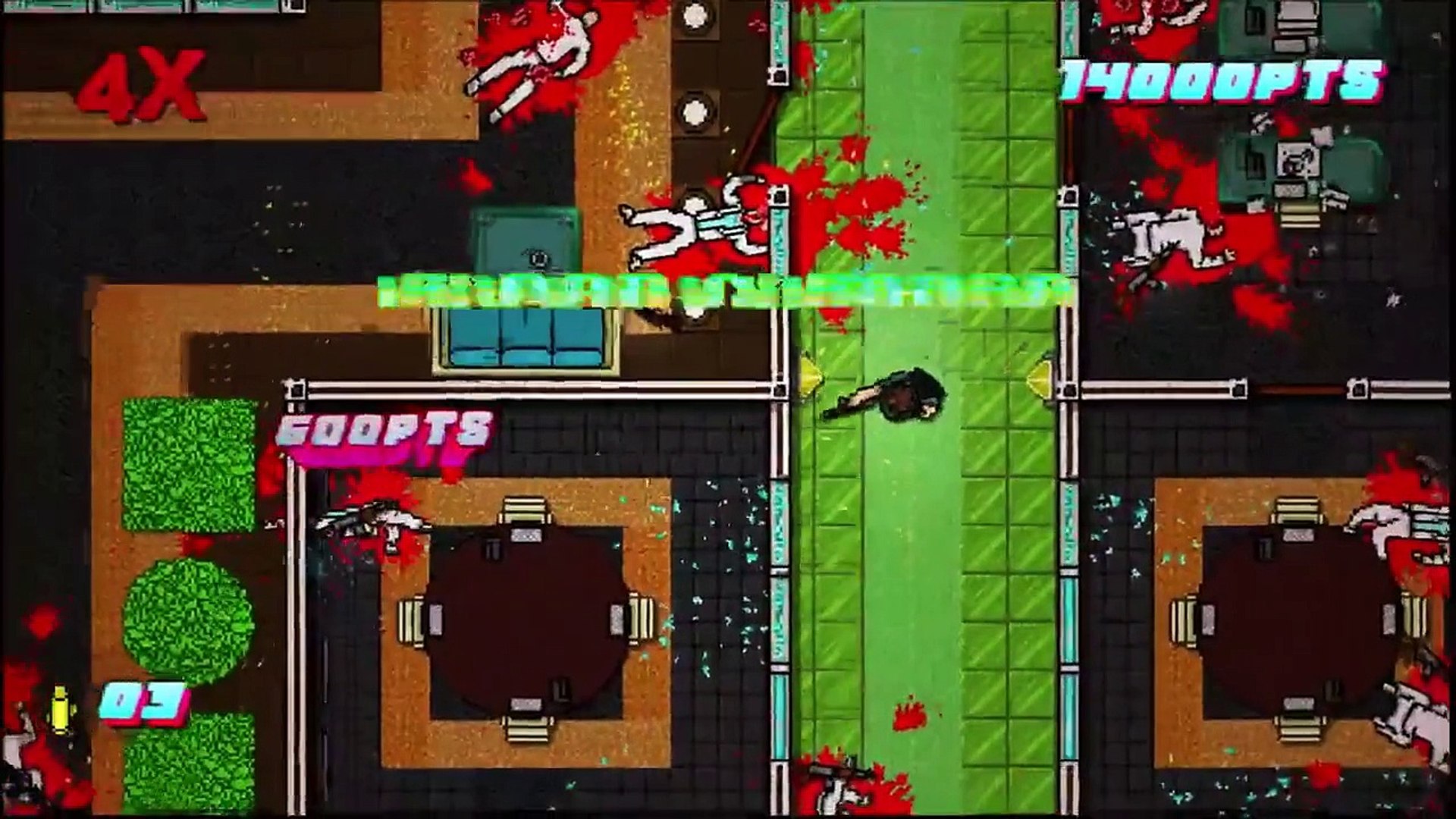 ⁣Deathwish S rank! Hotline miami 2