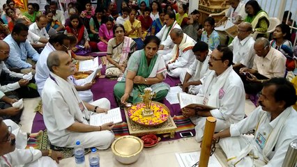 Aniruddha Bapu - Shree Rudrabhishek seva at Shree Aniruddha Gurukeshetram - 13 July 2015