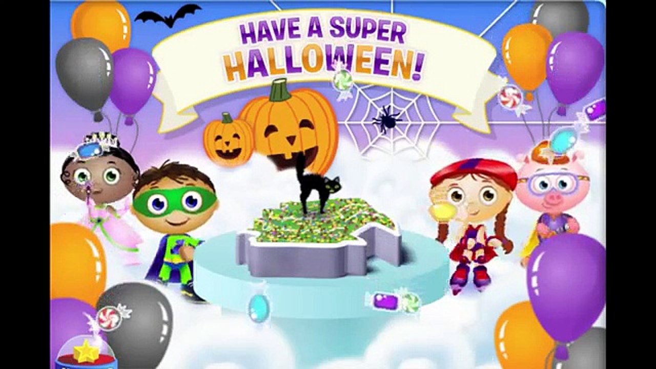 Super Why Cake Maker Halloween Party Cartoon Animation PBS Kids Game Play Walkthrough