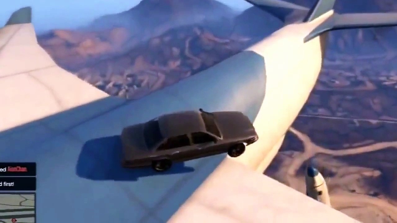 GTA 5 Online Impossible Cargo Plane Stunts