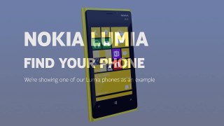 Nokia Lumia: Find your phone