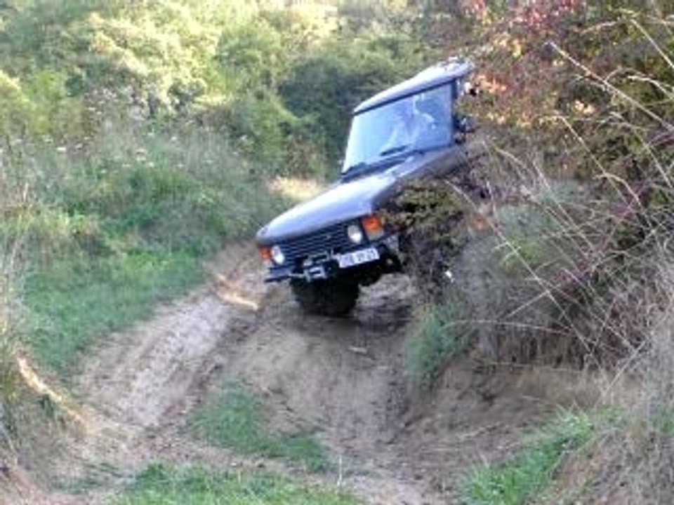 4x4 Range rover au terrain
