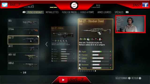 LES ARMES ELITES #14 BAL-27 OBSIDIAN STEED AW