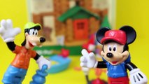 Mickey Mouse Clubhouse Goofy Donald Duck Lincoln Log Cabin Camping Building Lincoln Logs