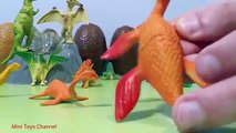 DINOSAURS Toys Video for Kids. Dinosaurios de Juguete Para Niños