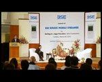 Launch of BSE SENSEX MOBILE STREAMER by Sadhguru Jaggi Vasudev from Isha Foundation Part 1/6