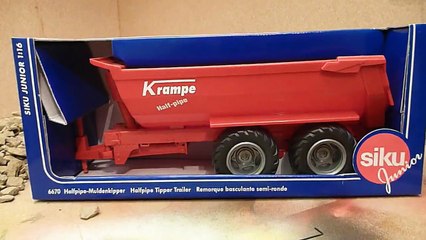 Siku Umbau - Krampe Halfpipe Muldenkipper mit Kippmechanik für RC Trecker