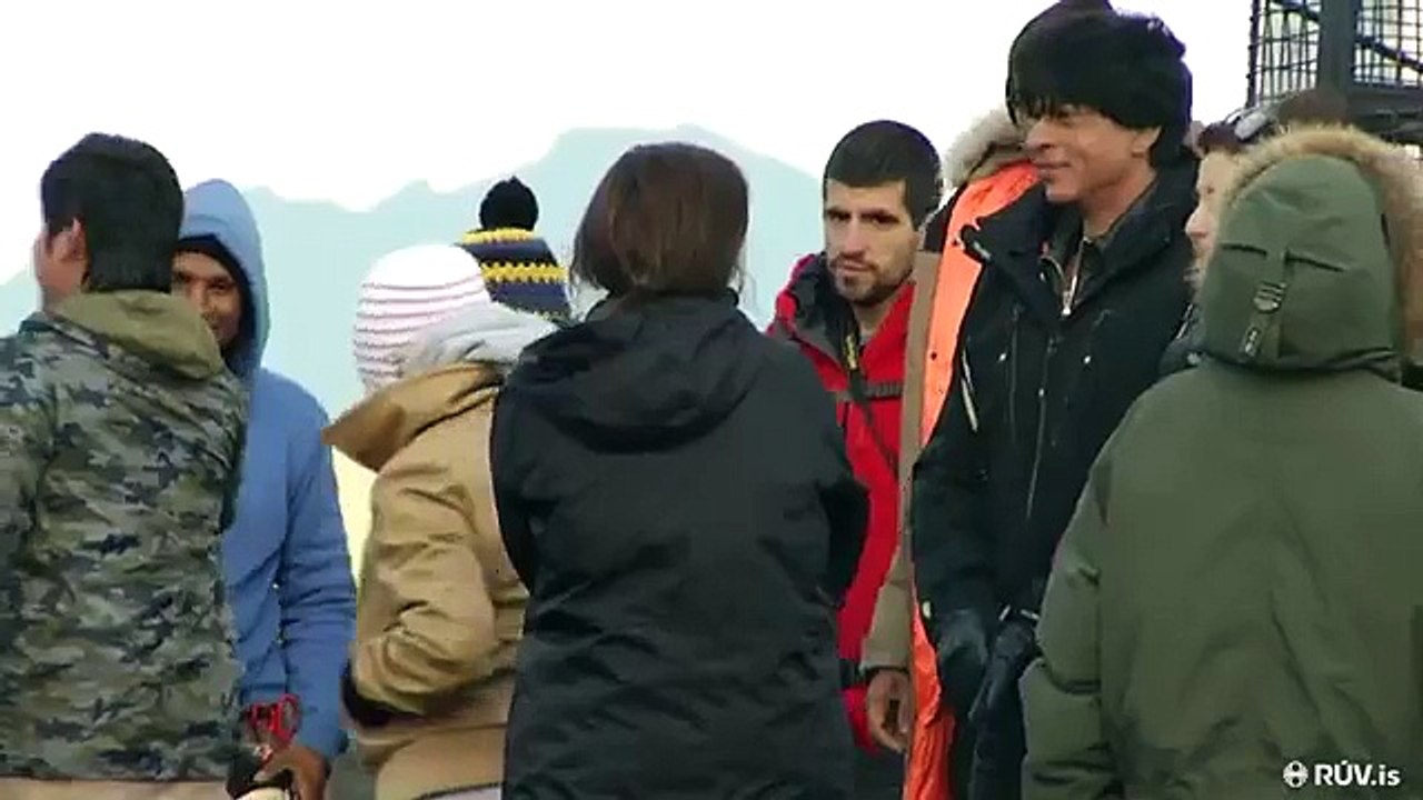 Shah Rukh Khan & Kajol shooting for Dilwale in Iceland