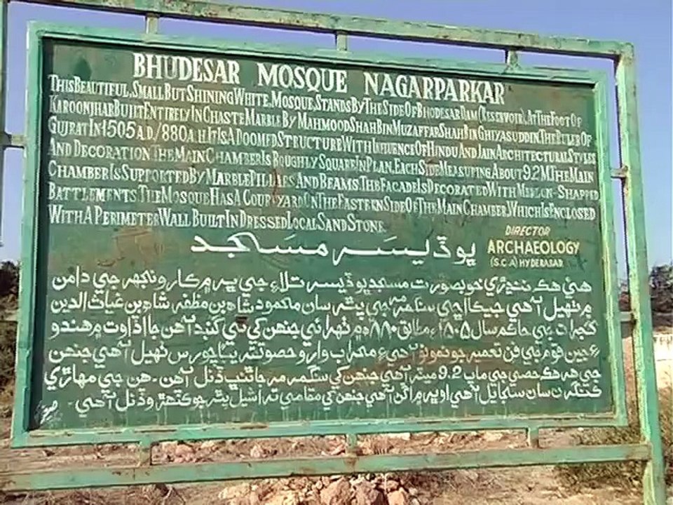Shabbir Ibne Adil, PTV, News Report: Bodesar mosque in Thar (2011)