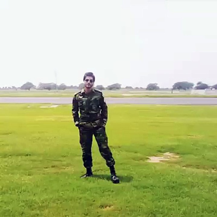 Imran Abbas BTS of SHER DIL SHAHEEN in Sargodha at the runway with F16