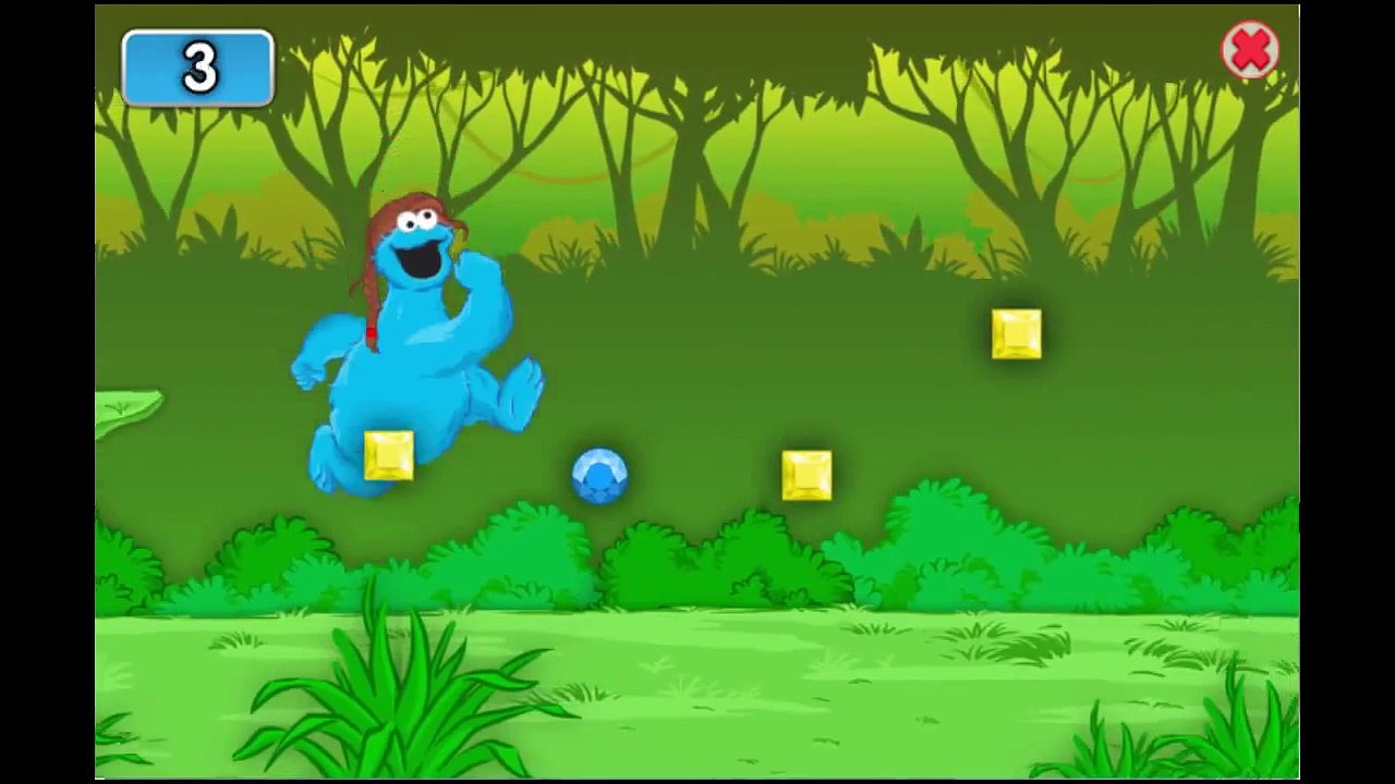 Sesame Street Color Me Hungry Cartoon Animation PBS Kids Game Play Walkthrough