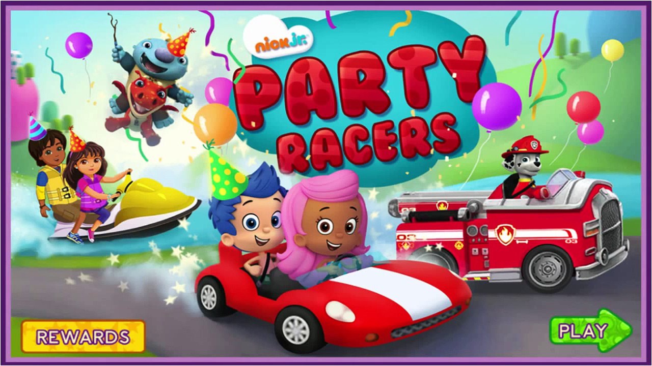 Nick jr Party Racers Cartoon Animation Game Play Walkthrough
