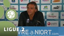 Conférence de presse Chamois Niortais - Stade Lavallois (0-1) : Régis BROUARD (CNFC) - Denis ZANKO (LAVAL) - 2015/2016
