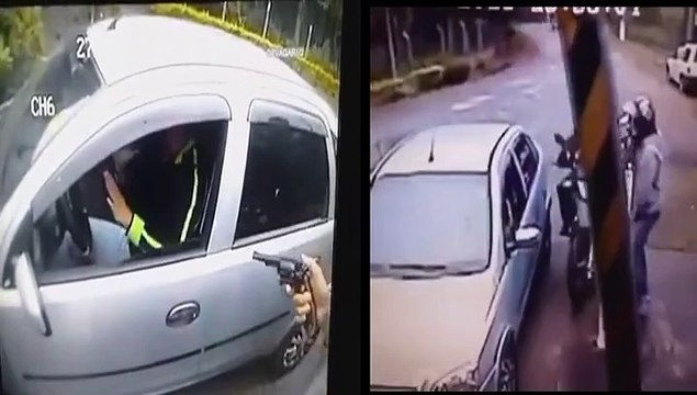 Instant Karma pour des braqueurs à moto