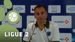 Conférence de presse Paris FC - Stade Brestois 29 (1-1) : Denis RENAUD (PFC) - Alex  DUPONT (BREST) - 2015/2016
