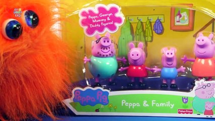 Peppa Pig Peepa & Family Figure Playset Fisher Price Nick jr