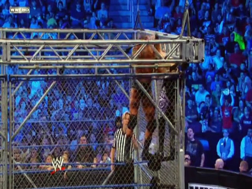 RANDY ORTON VS CHRISTIAN STEEL CAGE VF