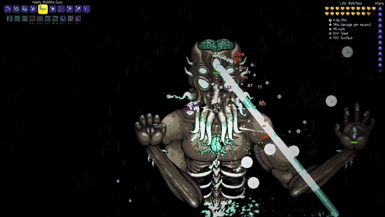 Terraria 1.3 Moon Lord Boss Fight