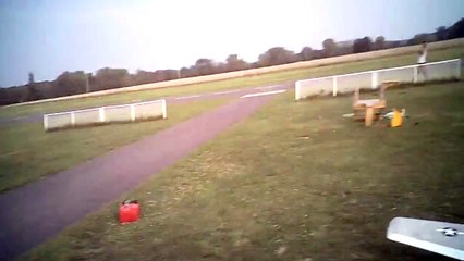 Three way dog fight RC plane crash