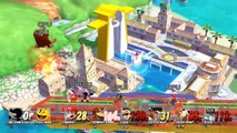 Super Smash Bros. Wii U - 8 player smash Gameplay- Retro Smash pt.1!!