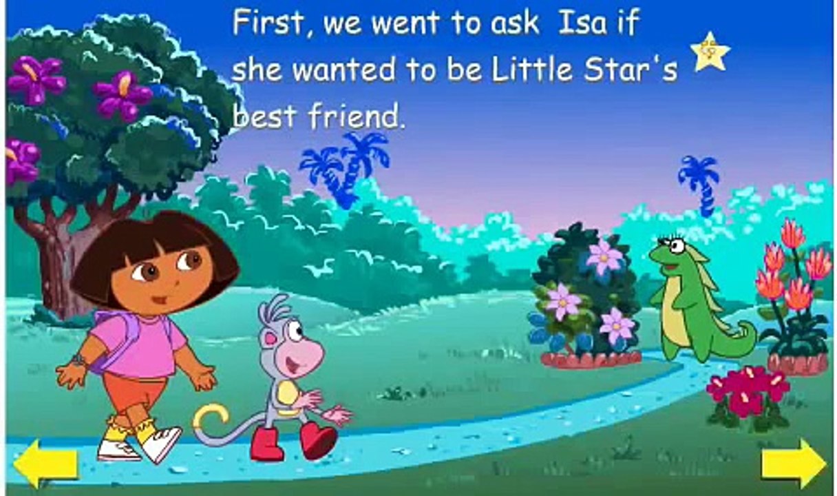Dora The Explorer Little Star's Wish STORY for children 2014