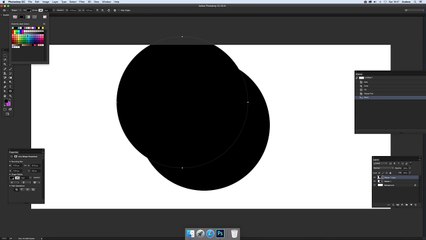 How to create crescent shapes in Photoshop (Intermediate) tutorial