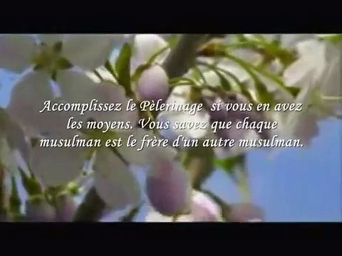 Hadith / le dernier sermon du prophete Mohamed sws