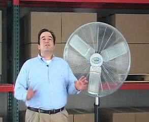 Industrial Oscillating Pedestal Fan - Deluxe