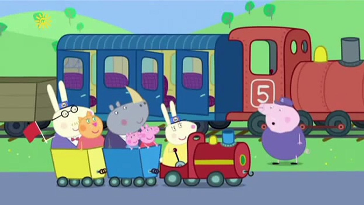 Peppa Pig   Grandpa Pig's Train to the Rescue Episode 20 English