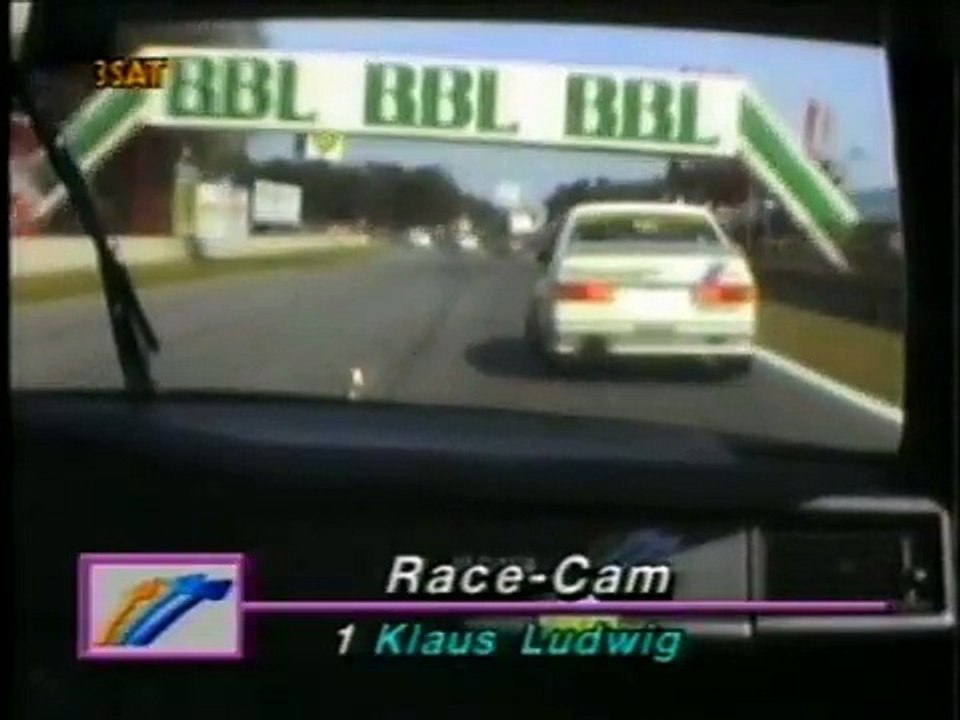 OnBoard with Klaus Ludwig at Zolder DTM 1989