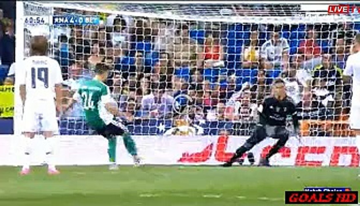 Ruben Castro Incredible Penalty Missed Real Madrid 4-0 Real Betis 29.08.2015 HD