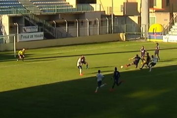 CFA - Toulon Le Las 1-2 OM : le but de Jérémie Porsan-Clemente (29e)