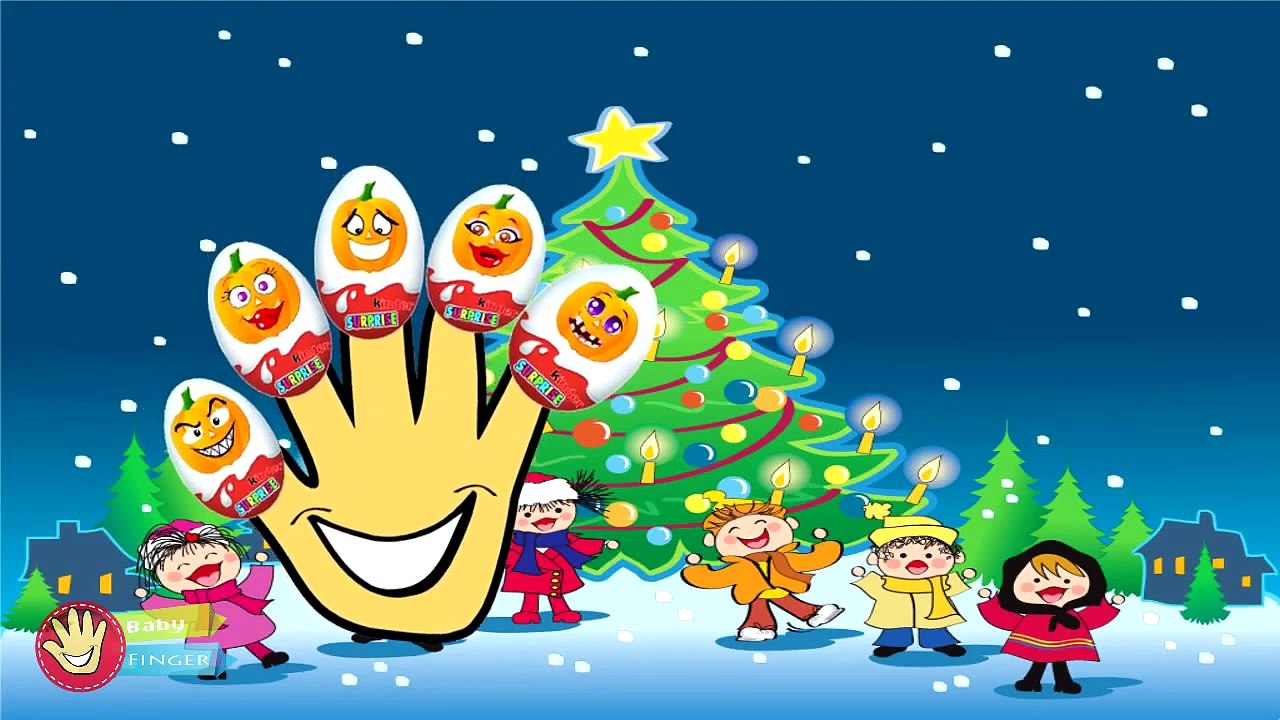 Halloween Kinder Surprise Eggs Finger Family | Nursery Rhymes for Kids