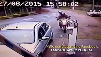 Brasil: Delincuentes se llevaron terrible sorpresa al querer robar a un policía