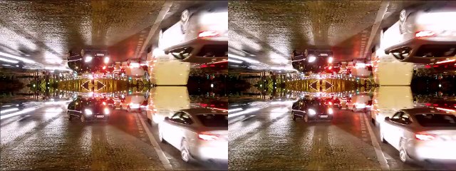 Light Tunnel in Stereo 3D