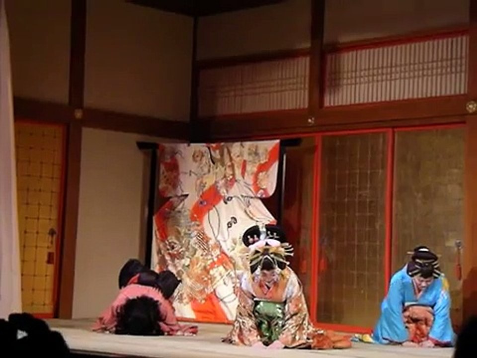 伊達時代花魁表演