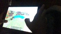 My brother plays minecraft in our secret base