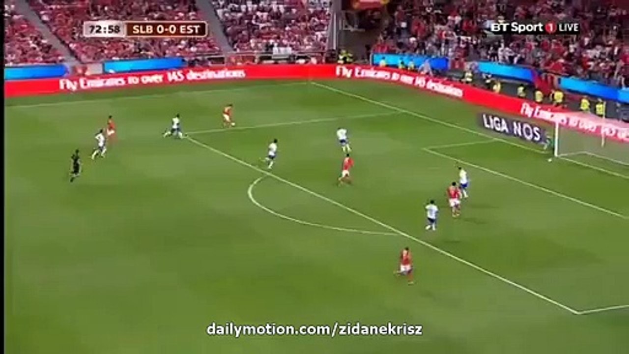 1-0 Konstantinos Mitroglou First Goal SL Benfica v. Estoril - 16.08.2015 HD