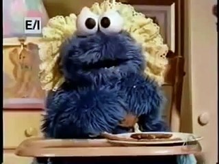 El monstruo de las galletas cantando