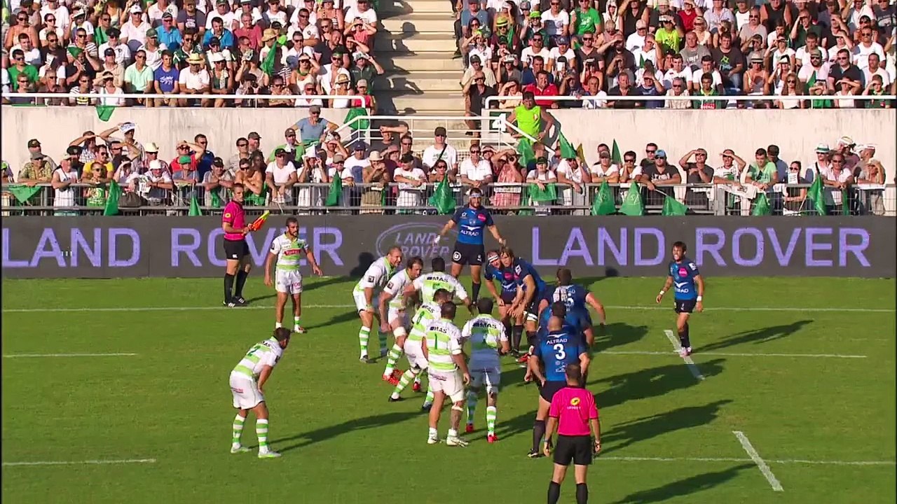 TOP14 - Pau-Montpellier : 26-16 - ESSAI Julien FUMAT (PAU) - Saison 2015/2016