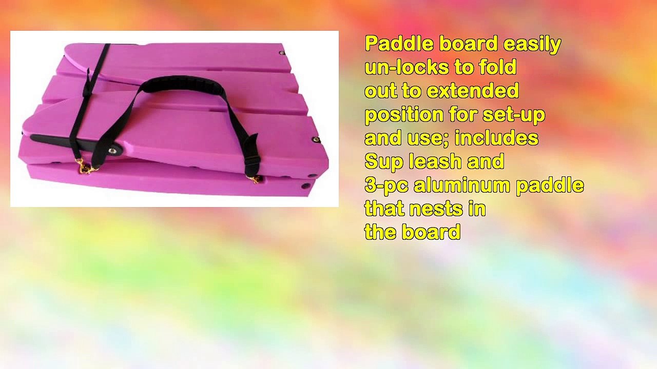 Origami Paddler Folding Stand Up Paddleboard Lime Green