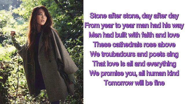 IU - The age of the cathedrals (lyrics / color coded)