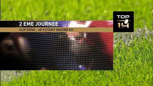 TOP14 - Racing 92 - La Rochelle : 20-19 - ESSAI Camille CHAT (RAC) - Saison 2015/2016