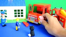 Fireman Sam Episode Peppa Pig Play-doh Postman pat Van Fire Fire Engine Full Story WOW